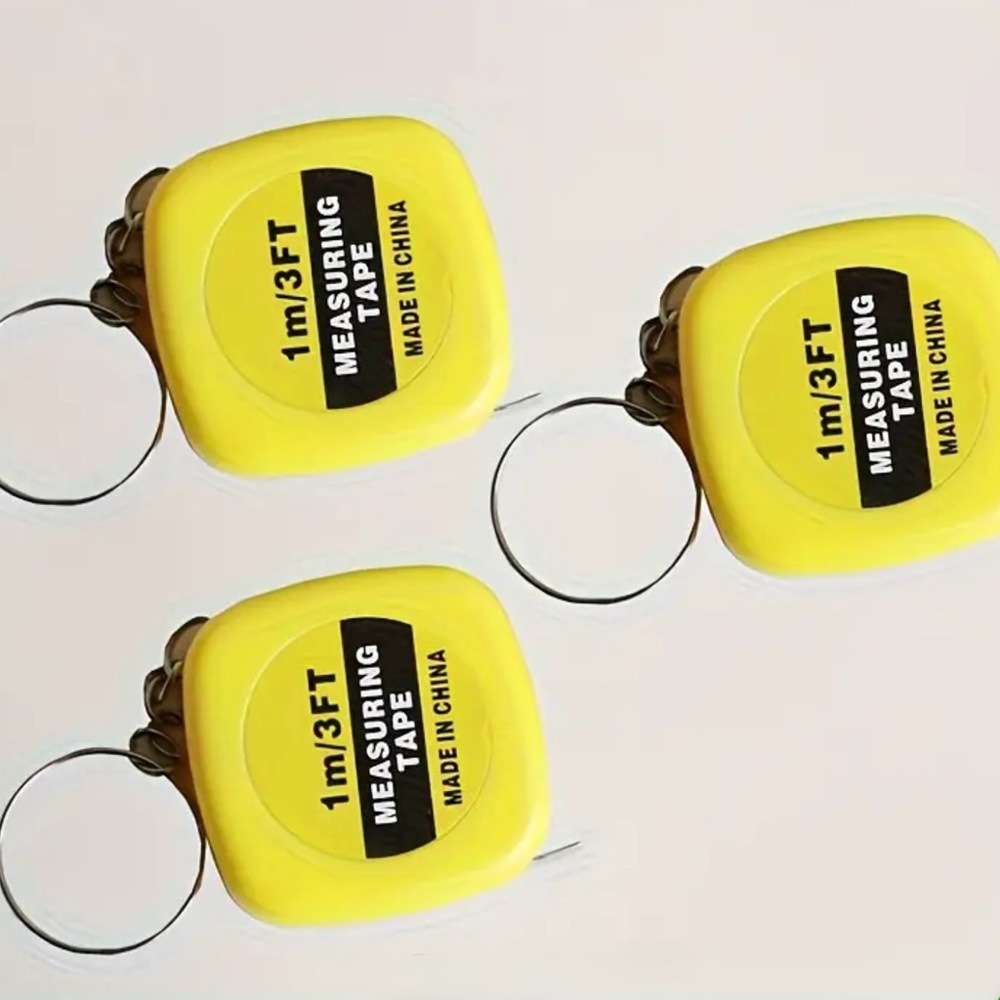 Yellow Measuring Tape Keychains x2 - Picture 5 of 6